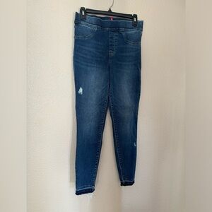Spanx Women's Wash Distressed Ankle Skinny Jeans